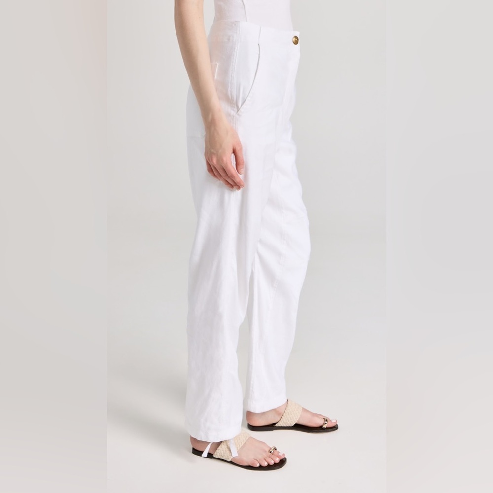 rag & bone White linen blend joggers. Fully lined in very good condition. W - 34 - Picture 3 of 14